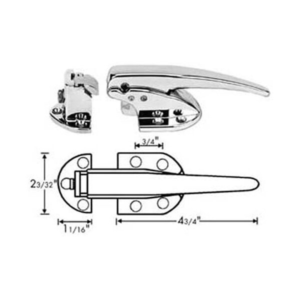 10930C00004 Latch W/Strike